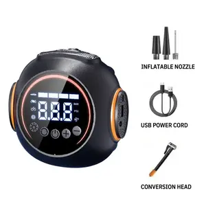 Portable Wireless Car Tire Inflator - Compact & Intelligent Air Pump with USB Connectivity 150PSI Max Pressure No Warranty