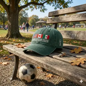 Embroidered World Cup 2026 Hat, Game Day Hat for Soccer Fans, US Soccer Fan Gear, Gift for Soccer Lovers, USA World Cup Hat