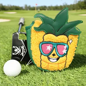 1 PC Golf Putter Cover,Fun Premium Embroidery and a Magnetic Closure Design,Suitable for All Golf Enthusiasts,A Portable and Durable Golf Club Accessory