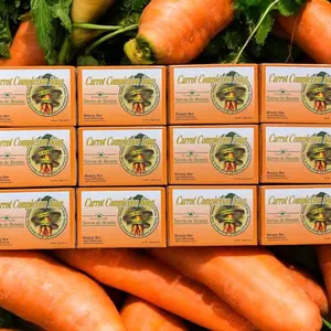Carrot Complexion Soap Set of 12 Each 125gm Total 1500gm Beauty Bar with Carrot Extract for Daily Skin Care and Body Repair