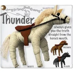 Thunder the Horse String Doll Keychain