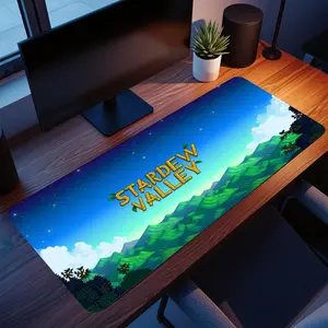 Stardew Valley Mouse Pad, Cozy Farm Life Desk Mat, Pixel Landscape Gaming Mouse Pad for Comfort And Creativity