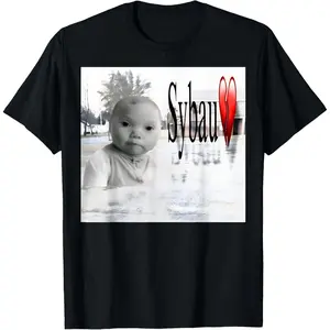 Funny SYBAU AI Niche Baby gen z Meme BrainRot Humor T-Shirt