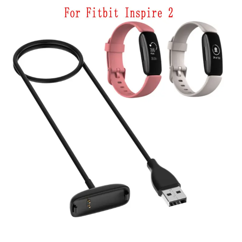 For Fitbit Inspire 2 Smart Watch USB Charger Charging Cord Charge Cable