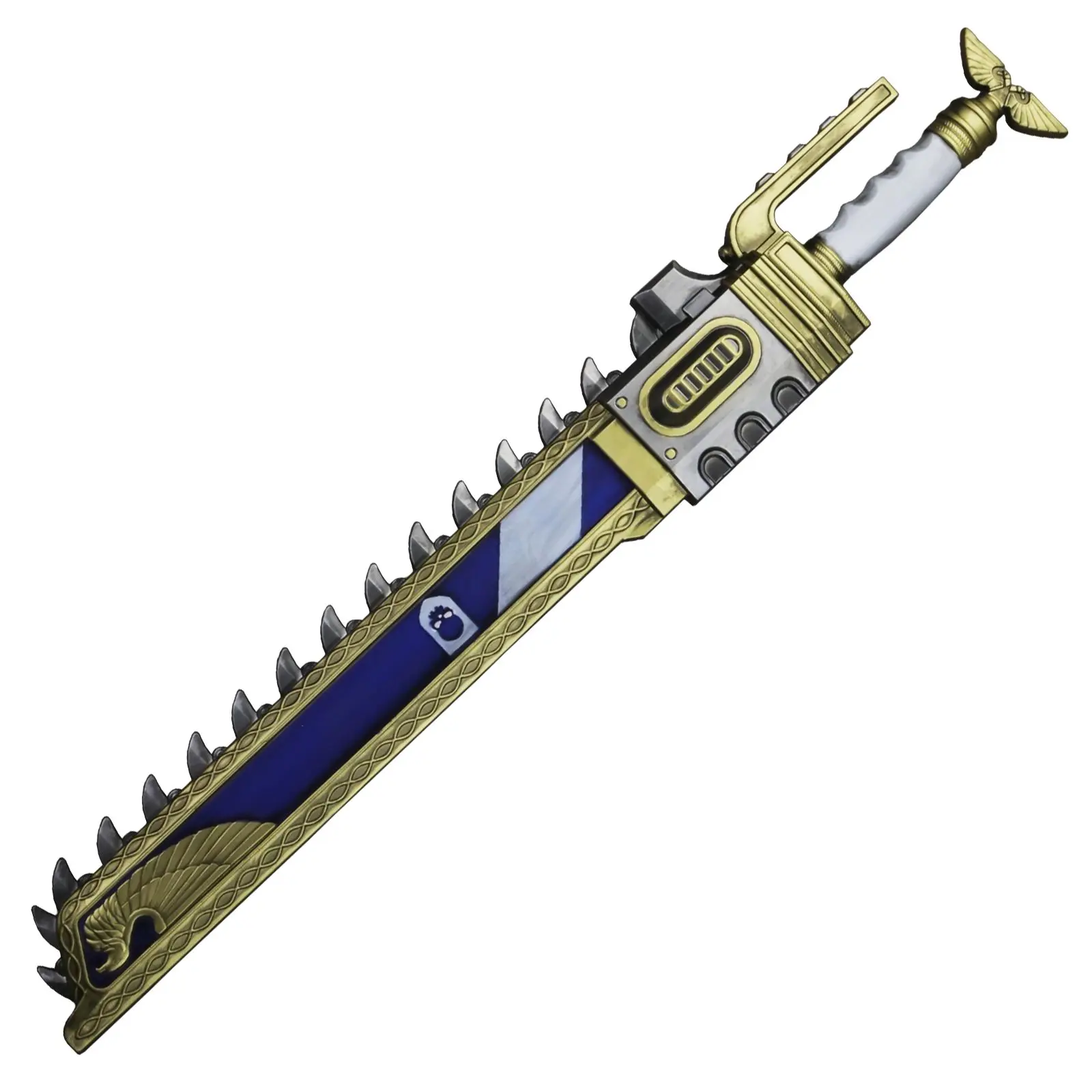 Munetoshi 39.5" Foam Warrior Chain 40k Iron Saw Anime Hammer Cosplay Costume Prop Space Gold