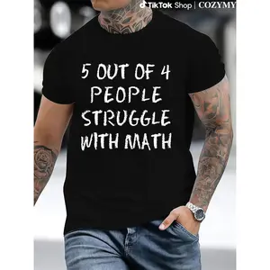 5 Out Of 4 People Struggle Math Lover Humor T-Shirt