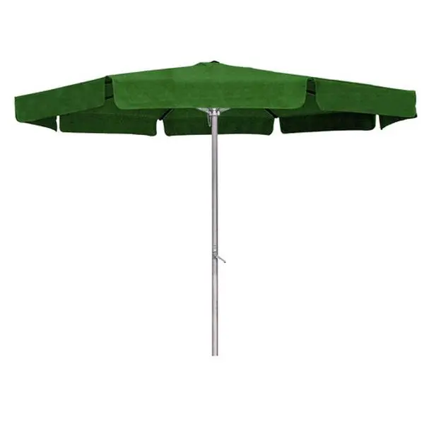 212 MAIN 8-ft Outdoor Umbrella (Models 60403, FG) - Adjustable Canopy, Folding Retractable Aluminum Pole, UV-Resistant Polyester Fabric, Powder Coat Finish, Forest Green Anti-UV Outdoor Umbrella, Outdoor Umbrellas