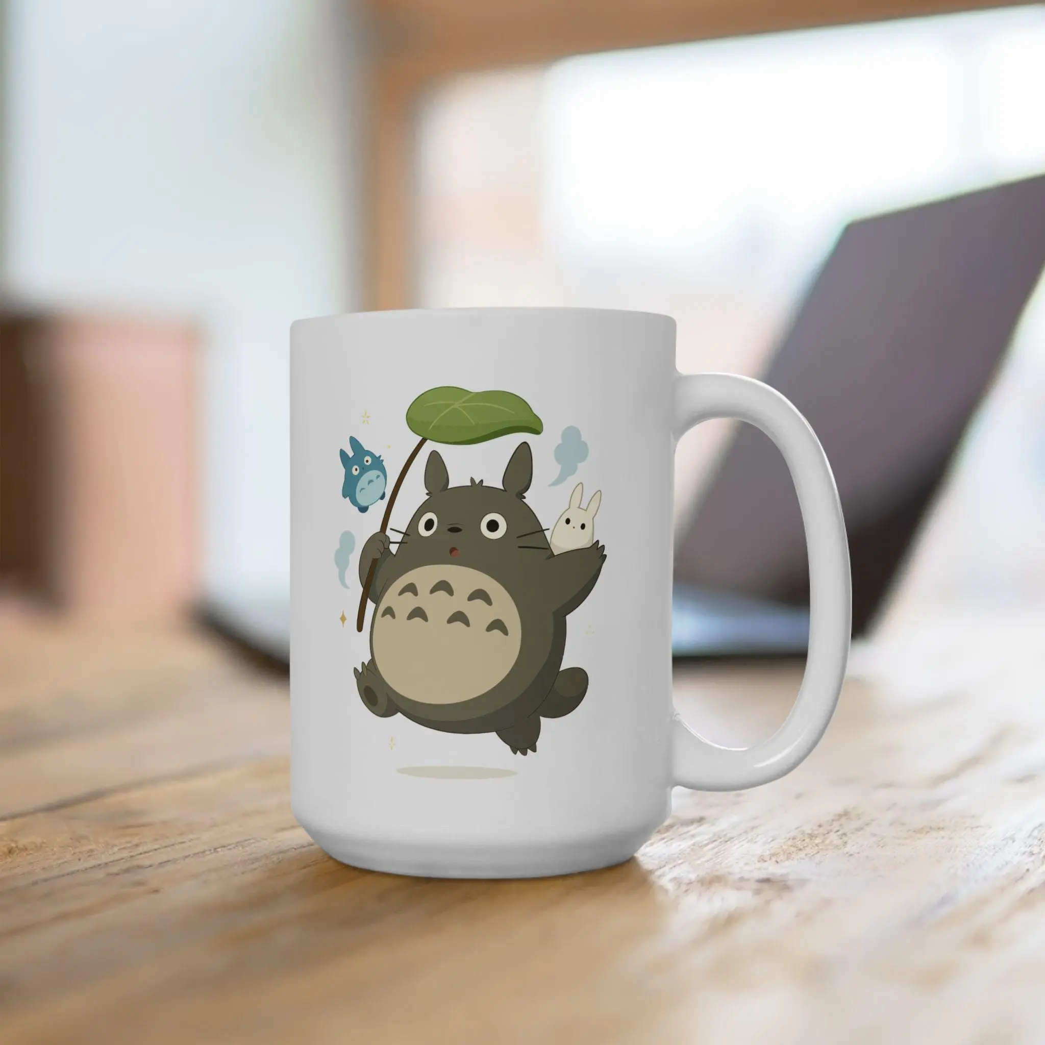 Studio Ghibli Totoro Ceramic Mug, My Neighbor Totoro Inspired Cup, Totoro  Coffee Mug For Fan, Gift For Her, Cute Mug - TikTok Shop