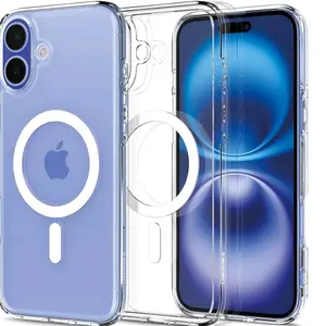 Iphone 16 clear magnetic case