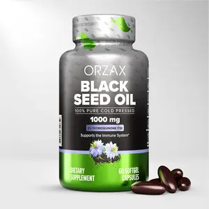 Cold Pressed Black Seed Oil 1000 mg 60 Capsules