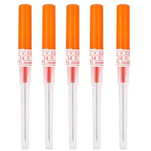 5PCS 14G IV Catheter Piercing Needles Kit for IV Start Kits Ear Nose Piercing Needles Supply