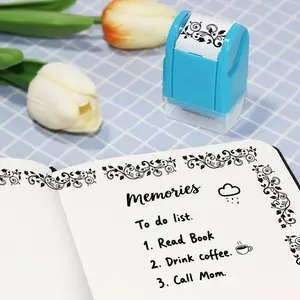 Vintage Pattern Roller Stamp, Vine Decoration, Diary Ornament, Creative Stationery, Essential Lazy Decorative Seal, Easy Border Frame