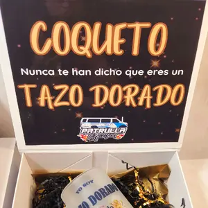 Regalito al Tazo Dorado - Gift of a Glass 16oz - Drinkware