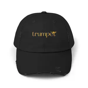 Unisex Distressed Trumpet Cap