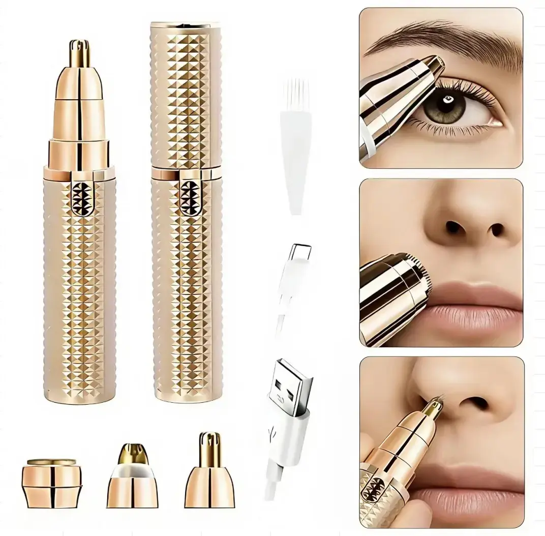 3 in 1 facial & eyebrow hair trimmer,Electric Eyebrow Trimmer, Lip Facial Body Hair Removal Tool, Facial Hair Care Tool, Electric Shaver Women, Eyebrow, Epilator Hair Remover summerwins