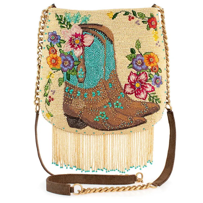 Line Dance Beaded Handbag