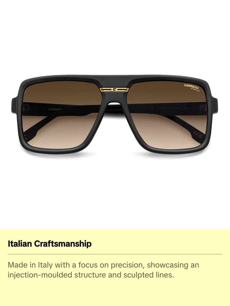 Victory C 09 Oversized Square Italian Sunglasses