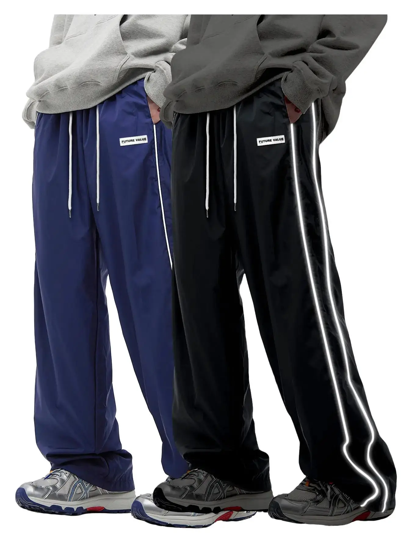 Navy Blue*1 pc+Silver & Black*1 pc