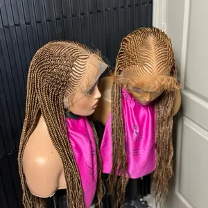 Full lace matt braided wig braid wig for black women 35inches