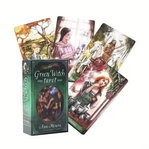 78pcs Witch Tarot Cards, High-Quality Paper, Beginner-Friendly Design, Astrological & Plant Correspondences Included