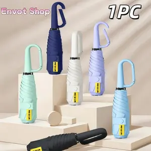 Foldable Mini Umbrella, Lightweight Five-Fold UV Protection, Portable Pocket Umbrella, Ring Handle Design, Suitable for All Ages, Gift