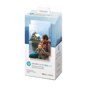 HP Sprocket Studio Plus 4 x 6" Photo Printer Paper & Cartridg
