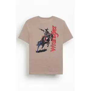 Wrangler Men's Red White Blue Cowboy T-Shirt - Multicolor