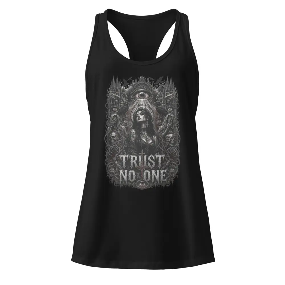 Sick Satisfaction – TRUST NO ONE – Dark Gothic Tank Top