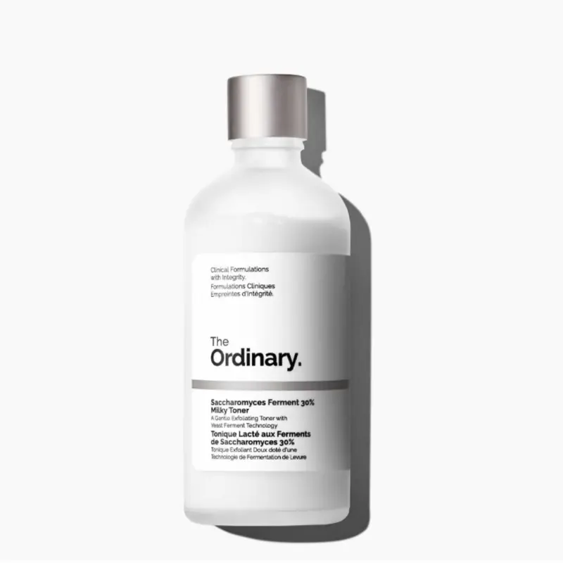 The Ordinary Saccharomyces Ferment 30% Milky Toner, Exfoliating and Hydrating Toner for Smoother, Brighter Skin, 3.4 Fl Oz