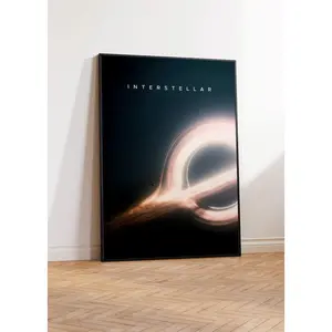 Interstellar Minimalist Poster Christopher Nolan Interstellar Gift Space Art