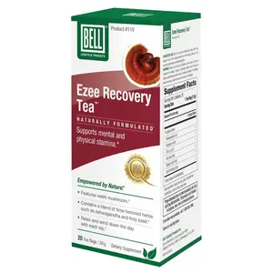 Bell Ezee Recovery Tea - Herbal Blend, Helps Support Relaxation and Well-Being, with Reishi Mushroom, Ashwagandha, Holy Basil, Vegan, 20 Tea Bags
