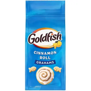 Goldfish Grahams Cinnamon Roll Baked Snack Crackers, 6.6 Oz Bag