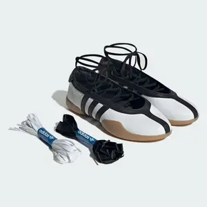 Adidas Taekwondo Mei Ballet White Black Gum Shoes – Authentic Brand New Women’s Sleek Lace-Up Sneaker JR7030