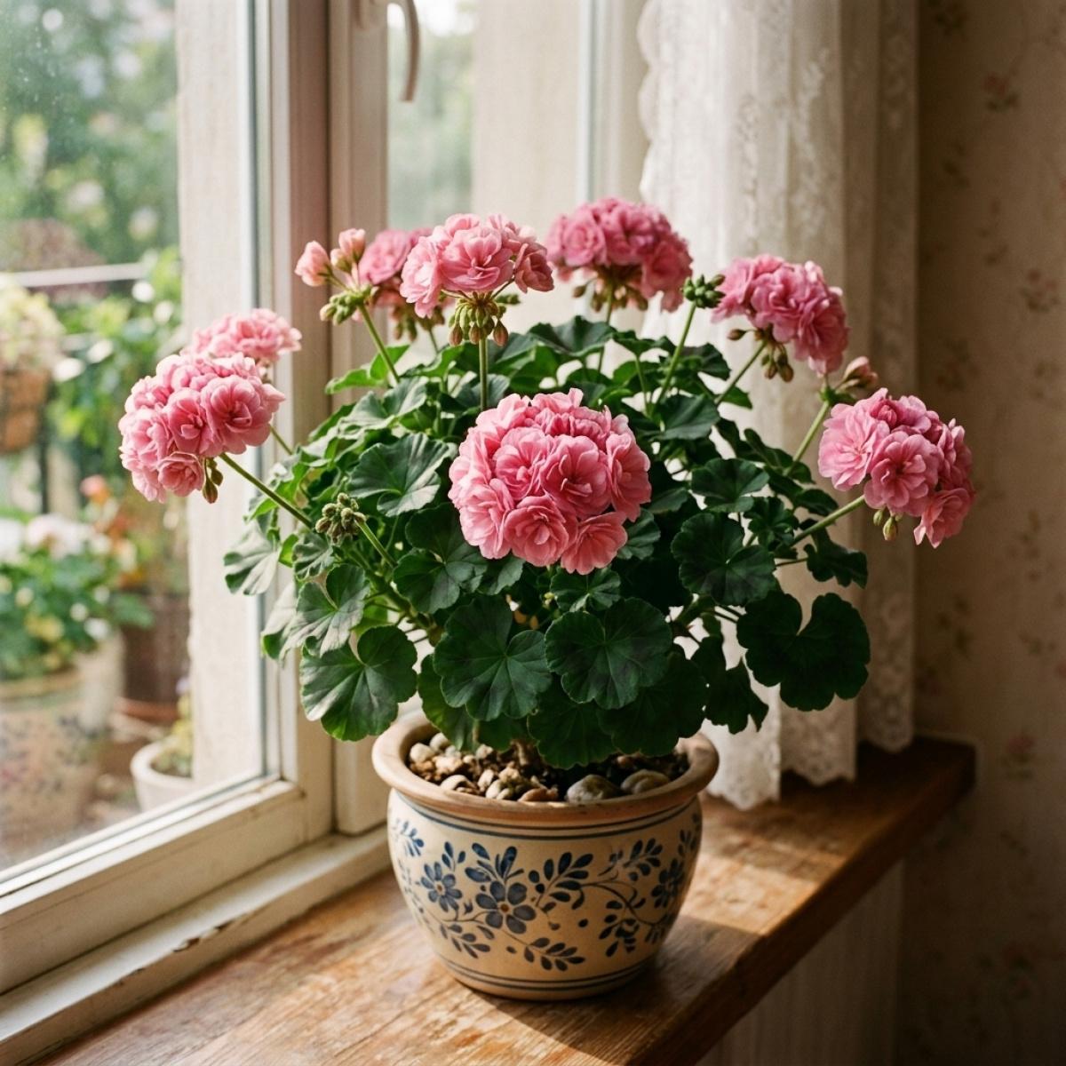 Rare Geranium Pelargonium Seeds for Garden Balcony Decoration Easy to Grow Flower Seeds Non-GMO Perennial Geranium Seeds for Home Gardening