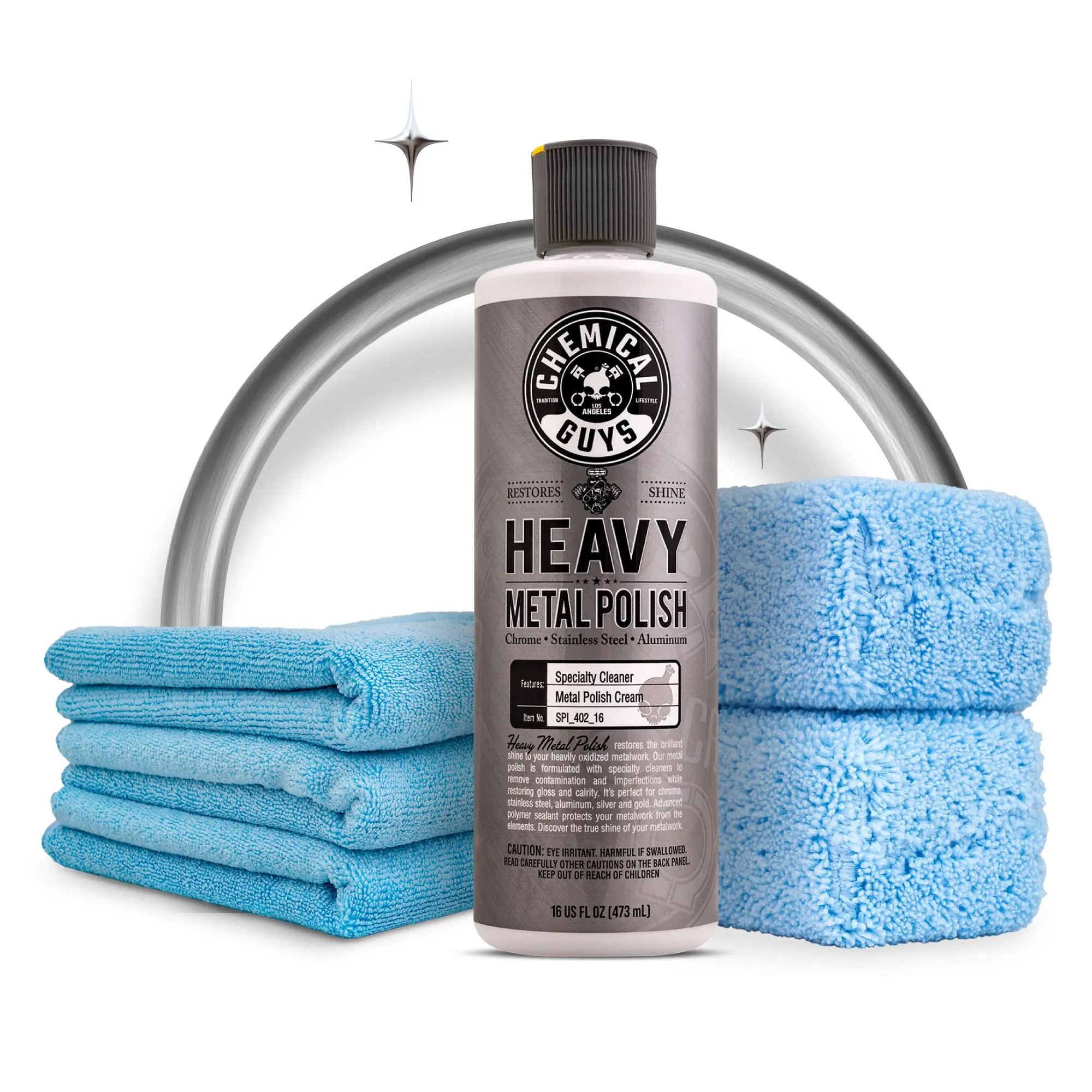 Heavy Metal Polish + Towels + Applicators