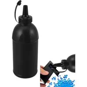 800ml Bottle Plastic Gel Ball Holder Black Refill Container Liquid Toy Bead Holder Outdoor Game Accessories