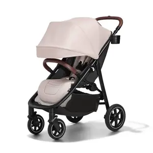 Baby Jogger City Mini Air Lightweight Stroller - Frosted Ivory: Forward Facing Seat, Canopy, 50 lb Capacity