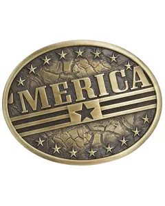 Cody James Men's Men'S 'Merica Flag Buckle - 646-06