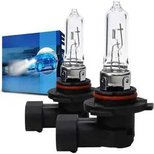 HB3 9005 12v 65w Car Headlight Bulb,Warm White 3300K Auto Halogen Lamp,High And Low Beam Blue Light,Automotive Fog Replacement Bulb,2 Pack