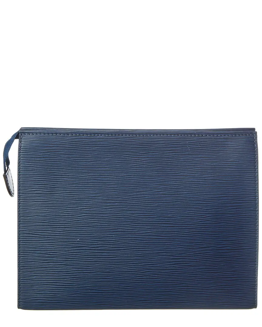 Louis Vuitton Indigo Epi Leather Toiletry Pouch 26 (Authentic Pre-Loved)
