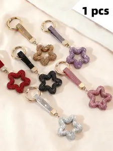 Handmade Ceramic Star Keychain, Macaron Color, Minimalist Style, Hollow Out Design, Bag Accessory, Phone Charm, Cute Women's Gift Valentine's Day,lovers1