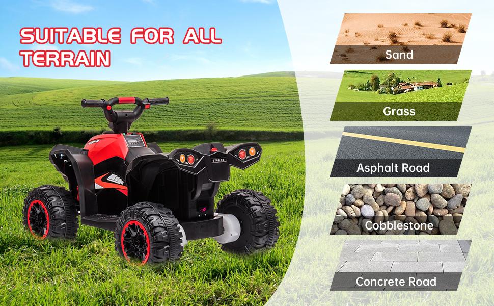 GARVEE 12V Electric Ride-On Tractor with Remote Control, 35W Dual Motors, Bluetooth Music/USB, Safety Belt, 3-Gear Shift, 7 LED Lights, Powered by Battery, Green