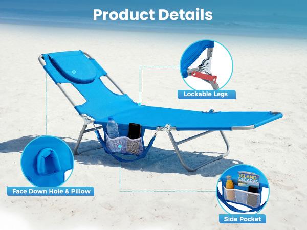 【Summer Sale】Folding Adjustable Chaise Lounge Chair, Portable Beach Lounge Chair with Backpack Straps & Side Pocket for Outside, Patio, Poolside, Lawn 【Summer Sale】Folding Adjustable Chaise Lounge Chair, Portable Beach Lounge Chair with Backpack Straps & Side Pocket for Outside, Patio, Poolside, Lawn