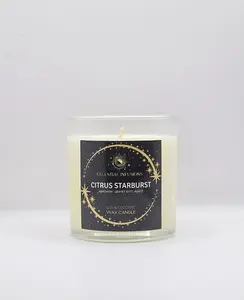 Citrus Starburst Scented Candle (8oz)- Aromatherapy