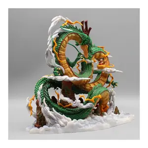 Dragon Ball Anime Figure 22cm Shenron Figures Goku And Shenron Figurine Pvc Statue Model Doll Collection Ornament Kids Toy Gifts