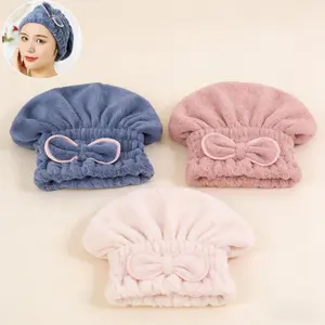 Microfiber Hair Towel 3 Pack Quick Dry Soft Turban Wrap for Shower Hair Care