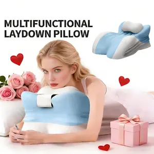 Reading Pillows Cervical Neck Support Pillow for Prone Position in Bed - Reading & Phone Relaxation Pillow with Pressure Relief & Posture Correction for Home Bedroom Use | Thanksgiving, Christmas & Valentine's Day Gift for Family