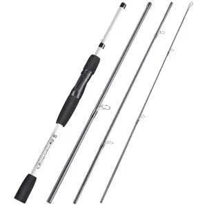 Sougayilang fishing  Rod, 4 Accounts Portable Casting Rod  Rod for Freshwater Tournament Quality  Pole for cwd  saddle buddy bond  rod