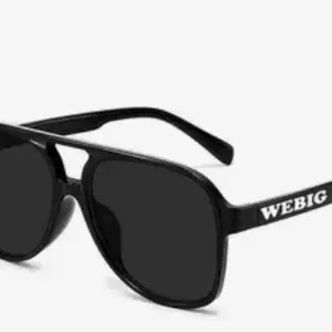 WEBIG Black Sunglasses with Bold Design and Comfortable Fit for Everyday Wear