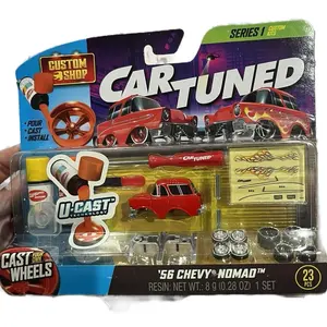 Car Tuned custom shop 1956 Chevy Nomad diecast car model kit
